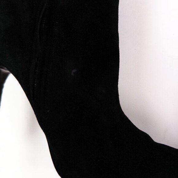 Ralph Lauren Collection Purple Label Tall Suede Heeled Boots - Picture 12 of 12